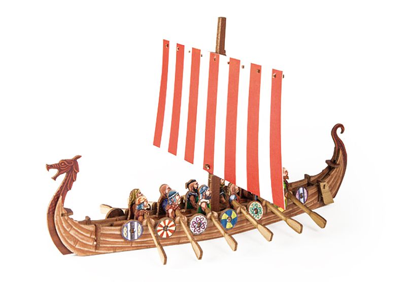 3D Bastelset Wikingerschiff