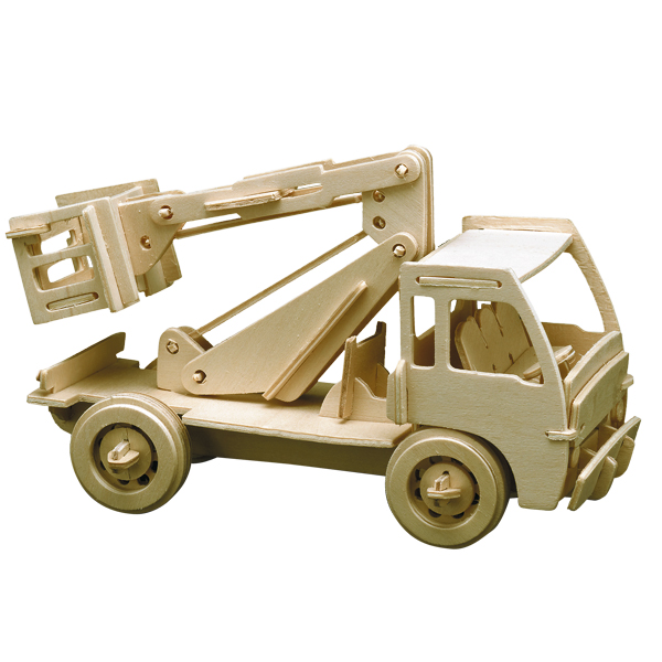 pe008632 Pebaro Holzbausatz Hubwagen