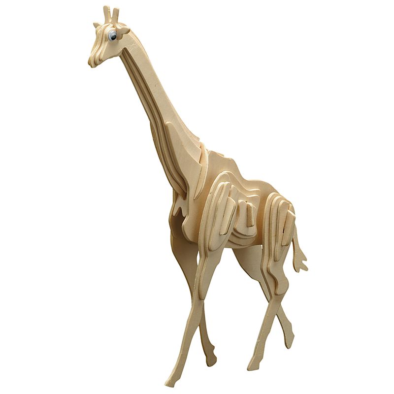 PE008594_1 Pebaro Holzbausatz Giraffe