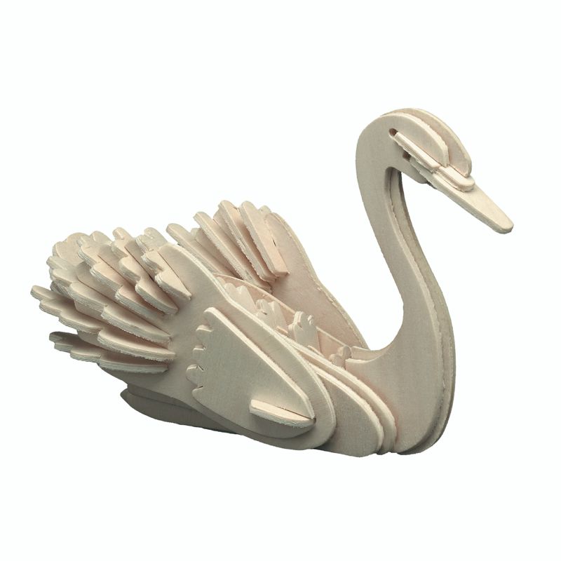 PE008524_1 Pebaro Holzbausatz Schwan