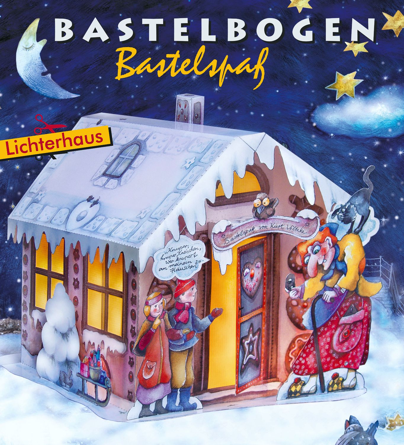 Bastelbogen Lichterhaus