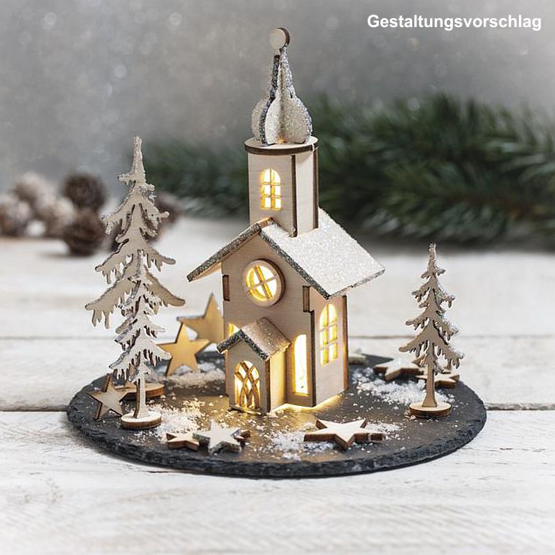 R46129000_1 Holzbausatz Weihnachtskirche