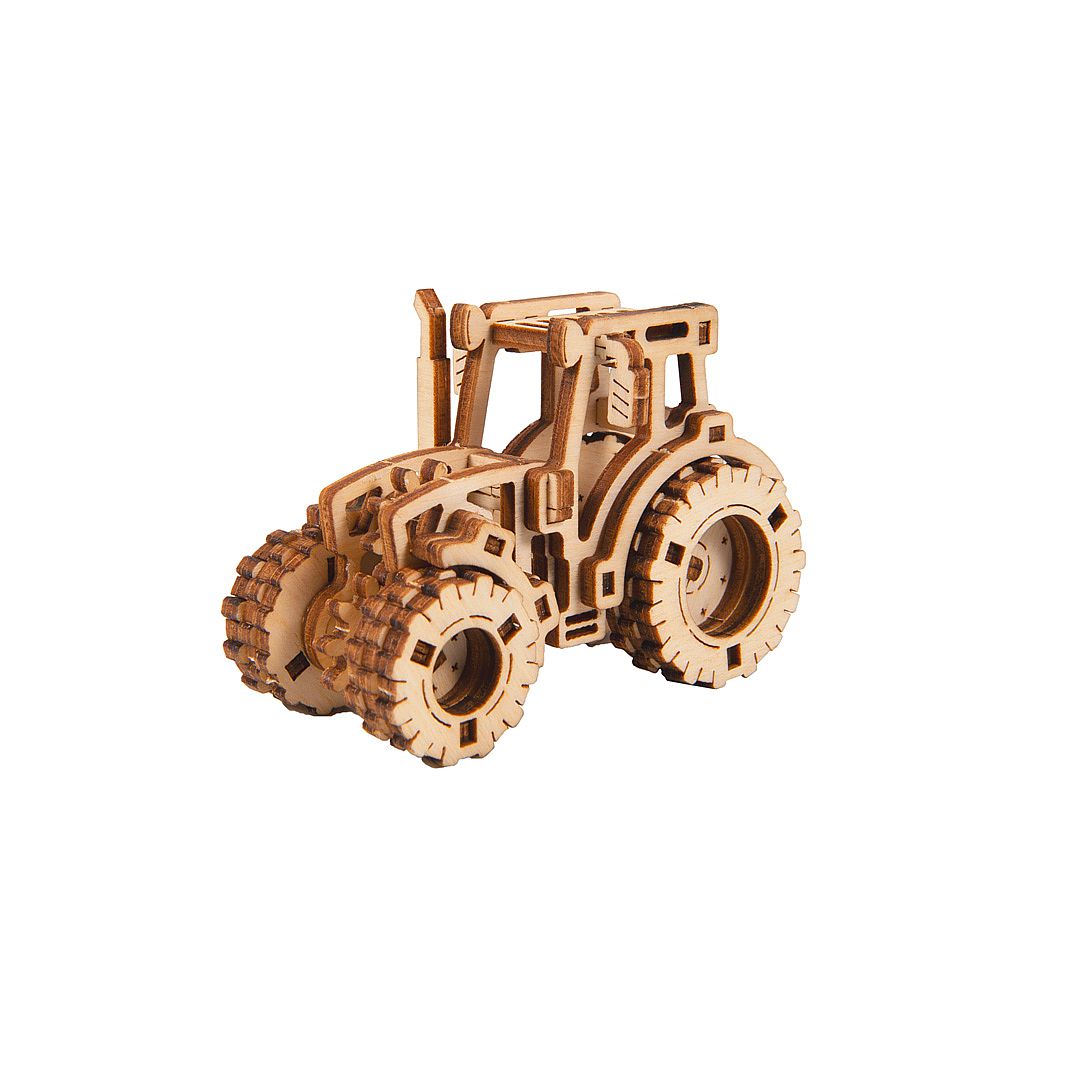 WC502384_1 Wooden City Superfast, 3D Holzbausatz Work Horse 1, Modern Tractor