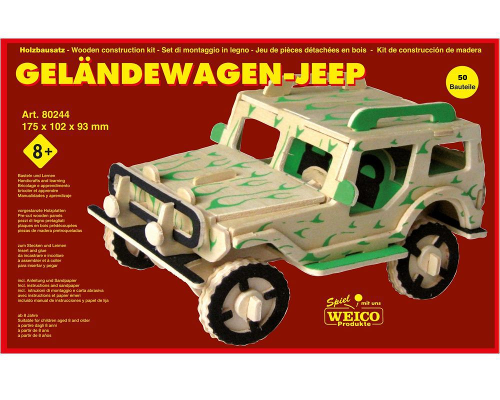 Holzbausatz Geländewagen