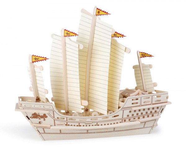 Holzbausatz Segelschiff Zheng He