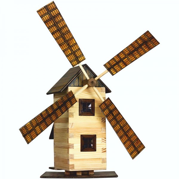 Walachia Holzbausatz Windmühle