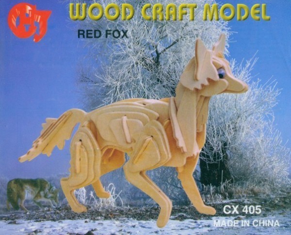 Woodcraft Holzbausatz Fuchs