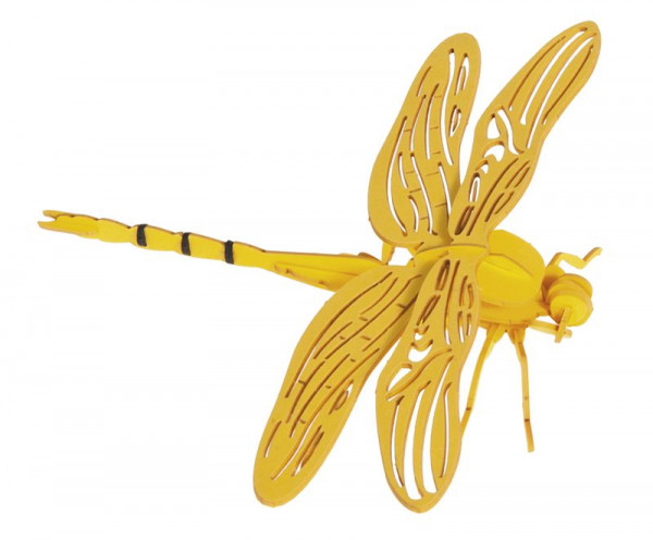 3D Modell Libelle, Bausatz aus Spezialkarton, gelasert
