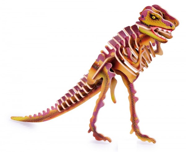 3D Puzzle Holzbausatz Tyrannosaurus